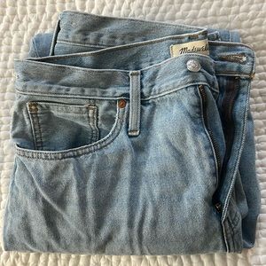 Baggy straight jeans, madewell size 31